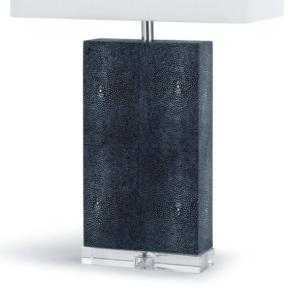 Marcel Charcoal Shagreen Table Lamp